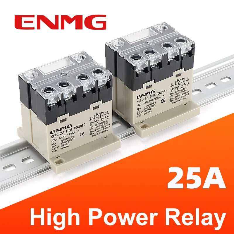 ENMG 25A Intermediate Relay - G7L-2A-BUB, 2 Normally Open Contacts
