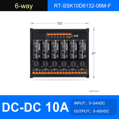 ENMG  Solid State Relay Module RT-SSK-Screw , 2/4/6/8/10/12/16-Way, 5-24V