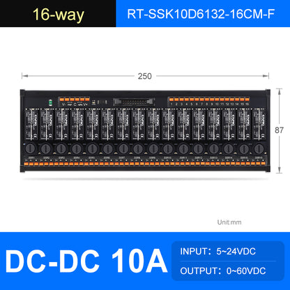 ENMG  Solid State Relay Module RT-SSK-Screw , 2/4/6/8/10/12/16-Way, 5-24V