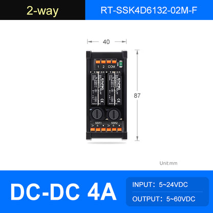 ENMG  Solid State Relay Module RT-SSK-Screw , 2/4/6/8/10/12/16-Way, 5-24V