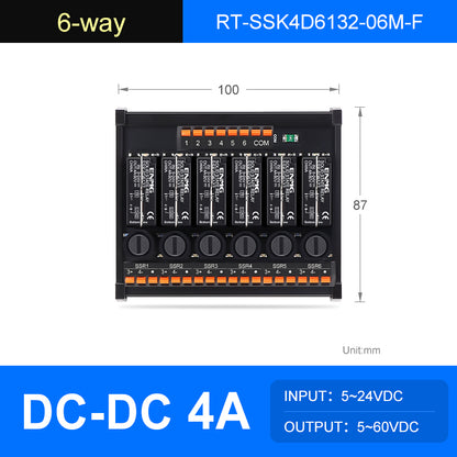 ENMG  Solid State Relay Module RT-SSK-Screw , 2/4/6/8/10/12/16-Way, 5-24V