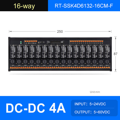 ENMG  Solid State Relay Module RT-SSK-Screw , 2/4/6/8/10/12/16-Way, 5-24V