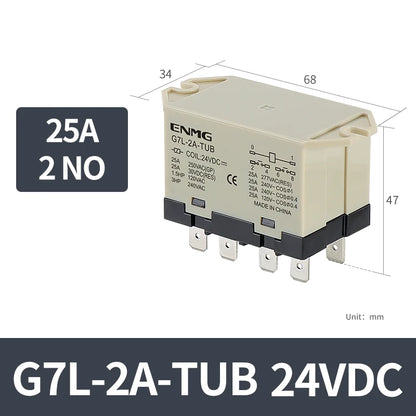ENMG 25A Intermediate Relay - G7L-2A-BUB, 2 Normally Open Contacts