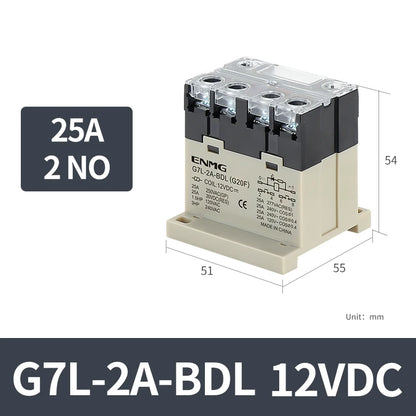 ENMG 25A Intermediate Relay - G7L-2A-BUB, 2 Normally Open Contacts