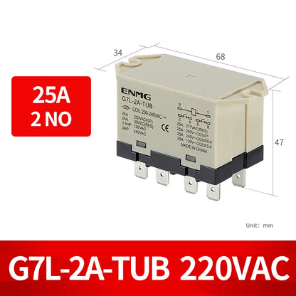 ENMG 25A Intermediate Relay - G7L-2A-BUB, 2 Normally Open Contacts