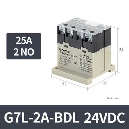 ENMG 25A Intermediate Relay - G7L-2A-BUB, 2 Normally Open Contacts